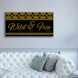'Wild and Free Mandals' by Cindy Jacobs, Canvas Wall Art,60 x 30