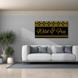 'Wild and Free Mandals' by Cindy Jacobs, Canvas Wall Art,60 x 30