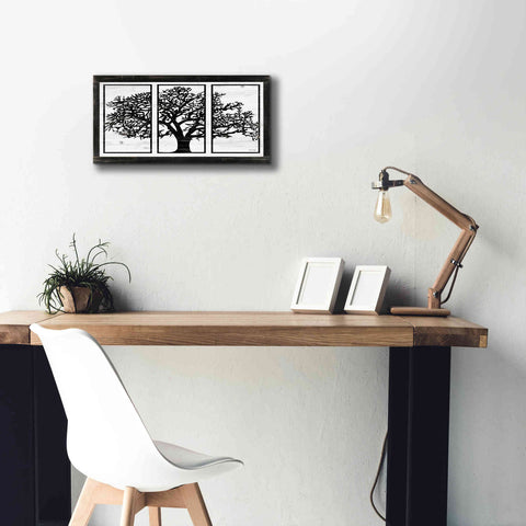 Image of 'Geo Tree' by Cindy Jacobs, Canvas Wall Art,24 x 12