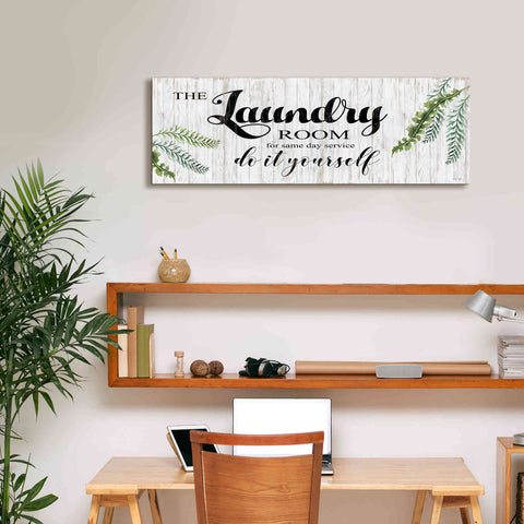 Image of 'The Laundry Room' by Cindy Jacobs, Canvas Wall Art,36 x 12