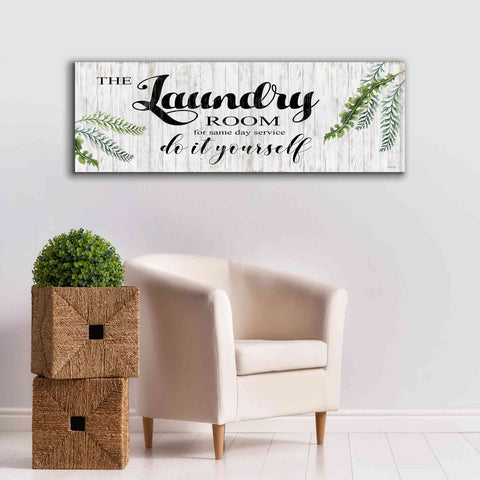 Image of 'The Laundry Room' by Cindy Jacobs, Canvas Wall Art,60 x 20
