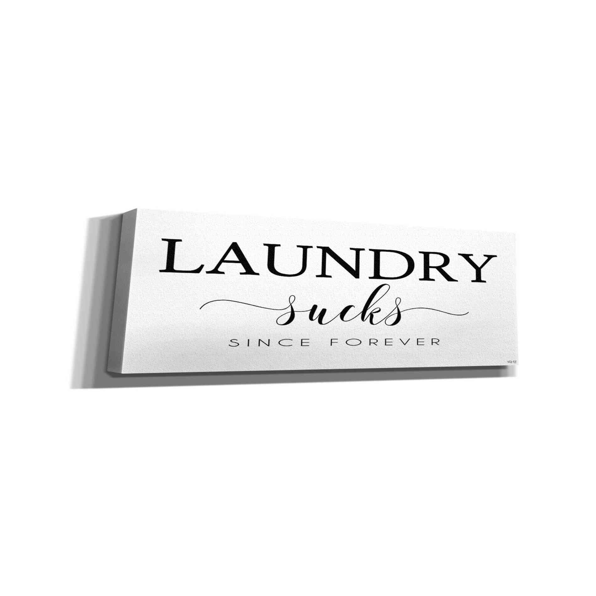 'Laundry Sucks' by Cindy Jacobs, Canvas Wall Art
