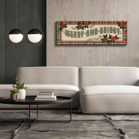 Image of 'Nostalgic Merry & Bright' by Cindy Jacobs, Canvas Wall Art,60 x 20