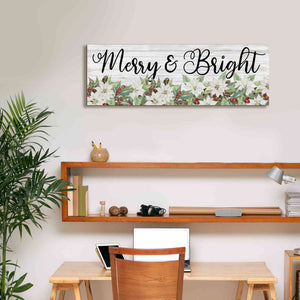 'Merry & Bright' by Cindy Jacobs, Canvas Wall Art,36 x 12