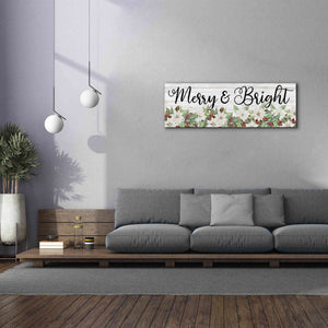 'Merry & Bright' by Cindy Jacobs, Canvas Wall Art,60 x 20