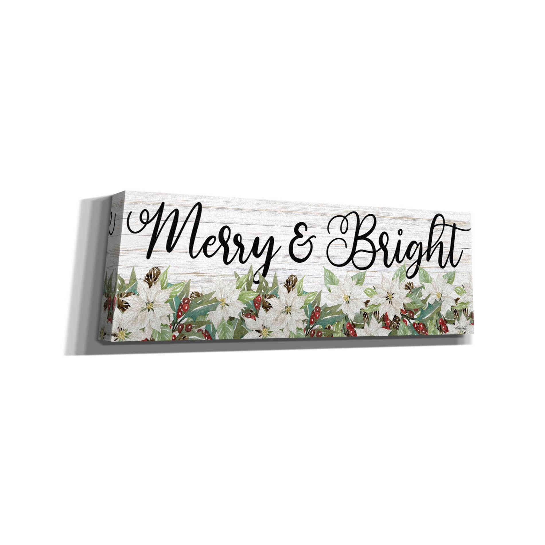 'Merry & Bright' by Cindy Jacobs, Canvas Wall Art