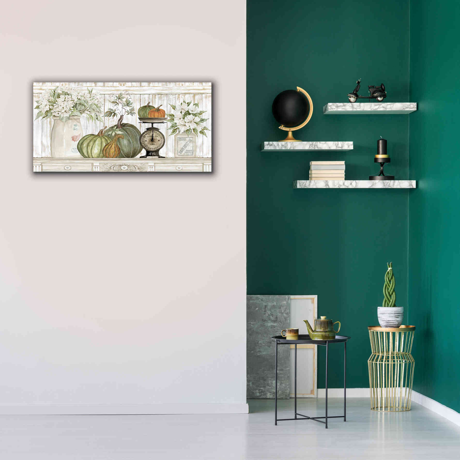'Kitchen Harvest' by Cindy Jacobs, Canvas Wall Art,40 x 20