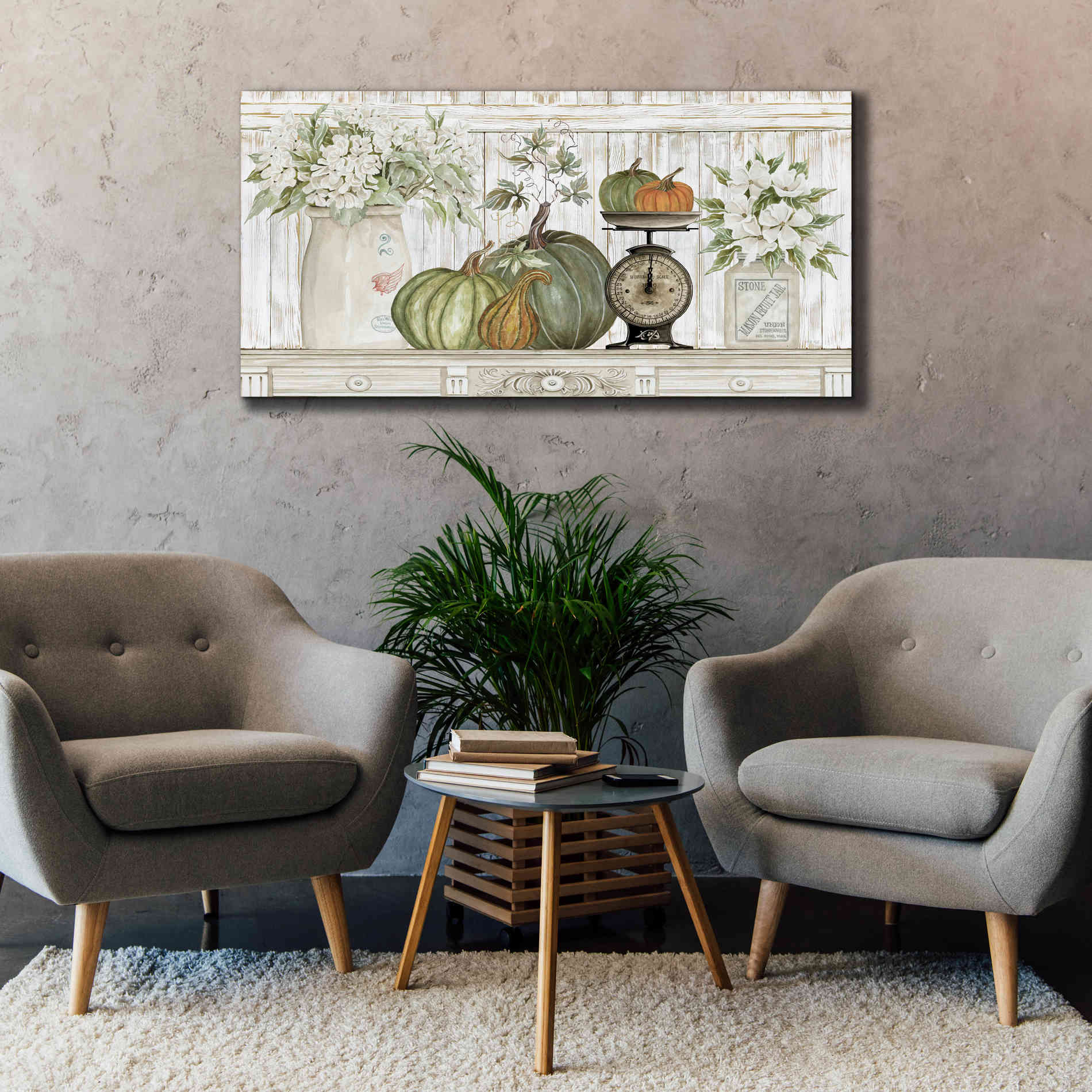 'Kitchen Harvest' by Cindy Jacobs, Canvas Wall Art,60 x 30