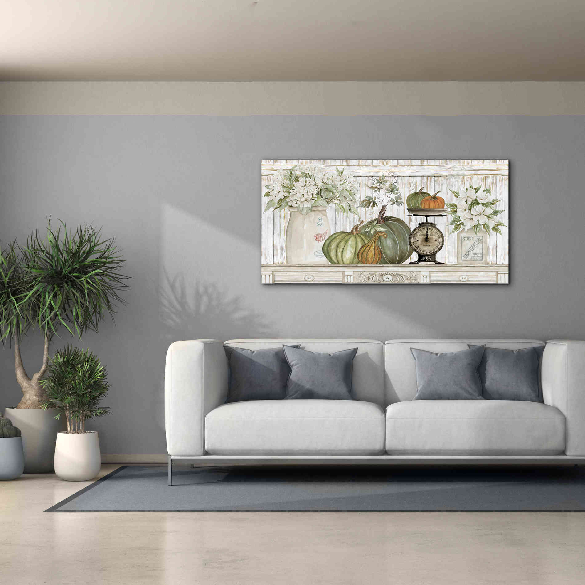 'Kitchen Harvest' by Cindy Jacobs, Canvas Wall Art,60 x 30