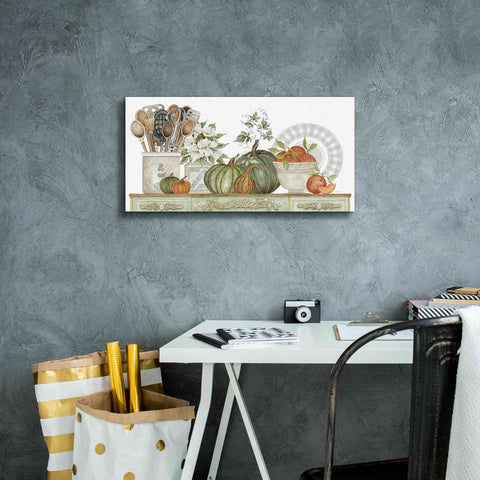 Image of 'Kitchen Splendor' by Cindy Jacobs, Canvas Wall Art,24 x 12