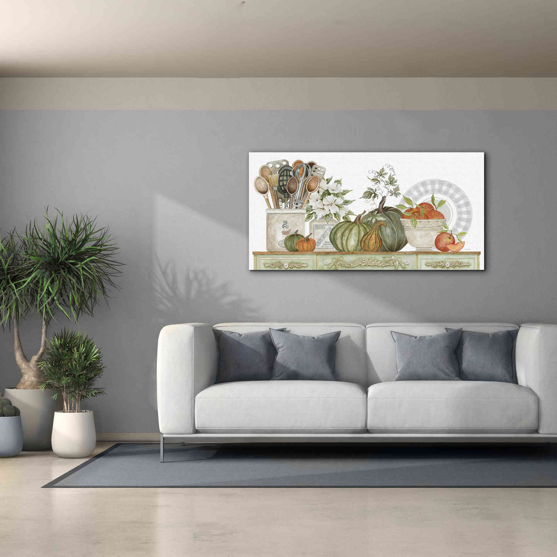 'Kitchen Splendor' by Cindy Jacobs, Canvas Wall Art,60 x 30