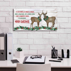 'It is December' by Cindy Jacobs, Canvas Wall Art,24 x 12