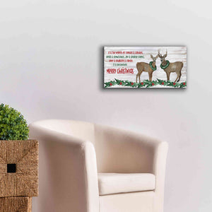 'It is December' by Cindy Jacobs, Canvas Wall Art,24 x 12