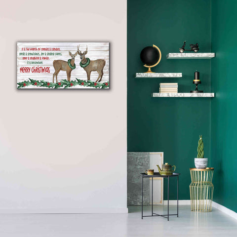 Image of 'It is December' by Cindy Jacobs, Canvas Wall Art,40 x 20