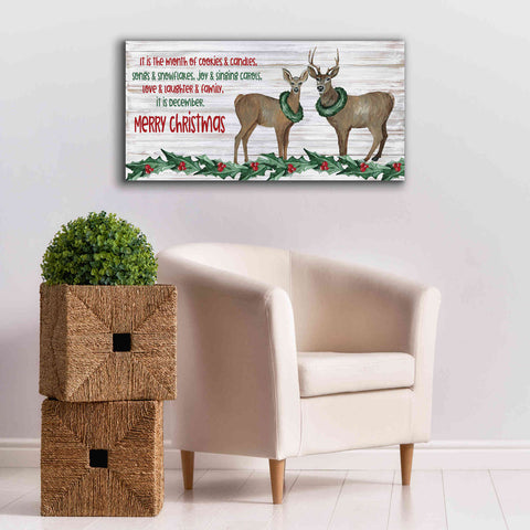 Image of 'It is December' by Cindy Jacobs, Canvas Wall Art,40 x 20