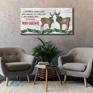 'It is December' by Cindy Jacobs, Canvas Wall Art,60 x 30