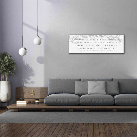 Image of 'We Are Family' by Cindy Jacobs, Canvas Wall Art,60 x 20
