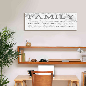 'Family Coming Together' by Cindy Jacobs, Canvas Wall Art,36 x 12