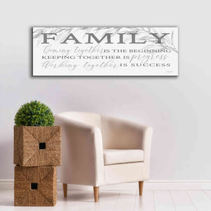'Family Coming Together' by Cindy Jacobs, Canvas Wall Art,60 x 20