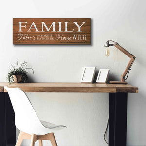 'Family Sign' by Cindy Jacobs, Canvas Wall Art,36 x 12