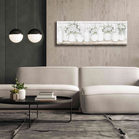 Image of 'White Simplicity' by Cindy Jacobs, Canvas Wall Art,60 x 20