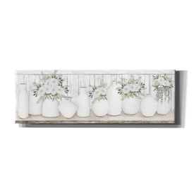 'White Simplicity' by Cindy Jacobs, Canvas Wall Art