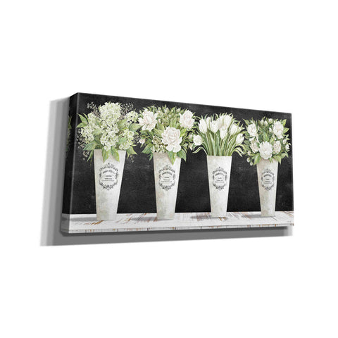 Image of 'White Flowers Still Life II' by Cindy Jacobs, Canvas Wall Art