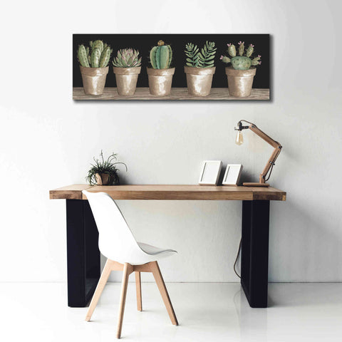 Image of 'Cactus Row' by Cindy Jacobs, Canvas Wall Art,60 x 20