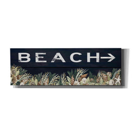'Beach Sign' by Cindy Jacobs, Canvas Wall Art