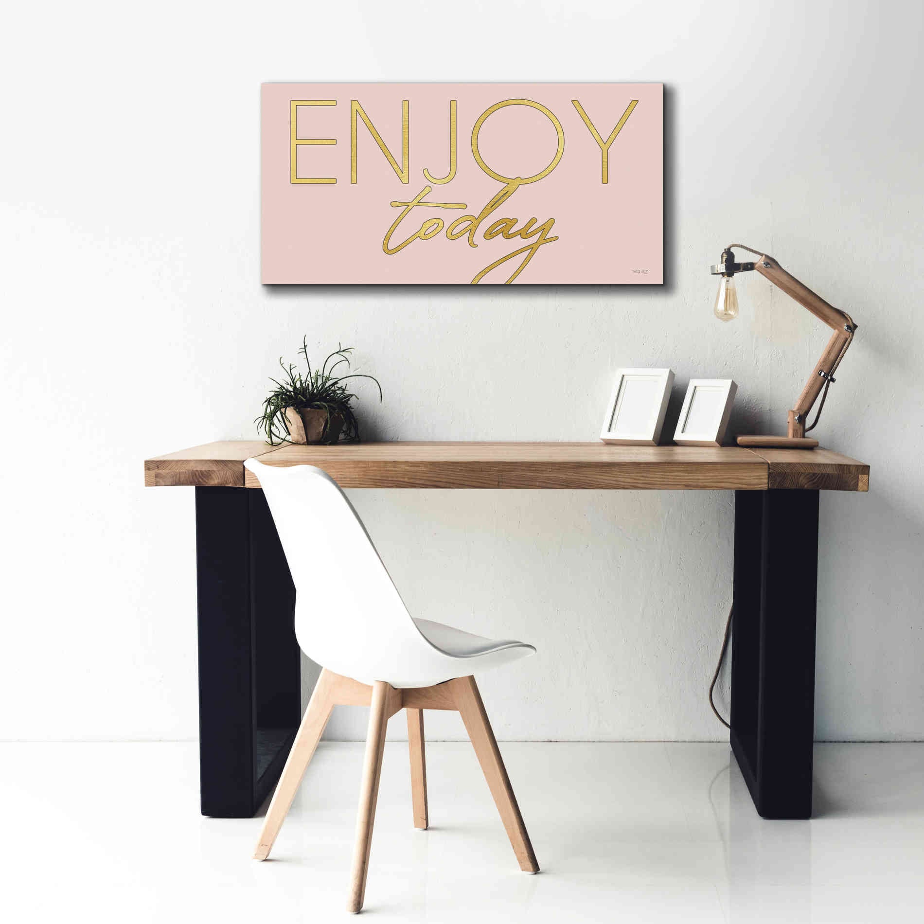 'Enjoy Today' by Cindy Jacobs, Canvas Wall Art,40 x 20
