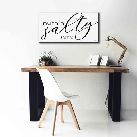 Image of 'Nuth'n Salty Here' by Cindy Jacobs, Canvas Wall Art,40 x 20