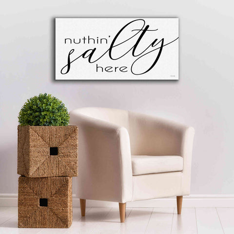 Image of 'Nuth'n Salty Here' by Cindy Jacobs, Canvas Wall Art,40 x 20