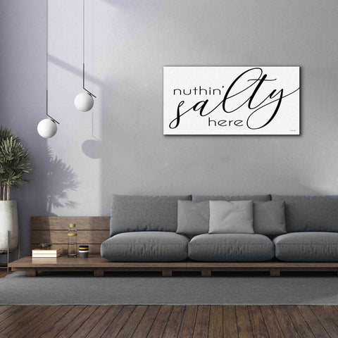 Image of 'Nuth'n Salty Here' by Cindy Jacobs, Canvas Wall Art,60 x 30