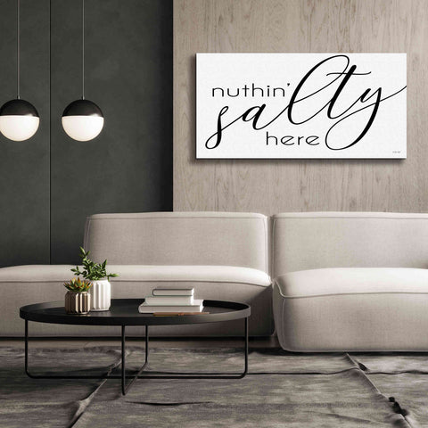 Image of 'Nuth'n Salty Here' by Cindy Jacobs, Canvas Wall Art,60 x 30