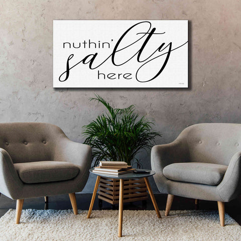 Image of 'Nuth'n Salty Here' by Cindy Jacobs, Canvas Wall Art,60 x 30