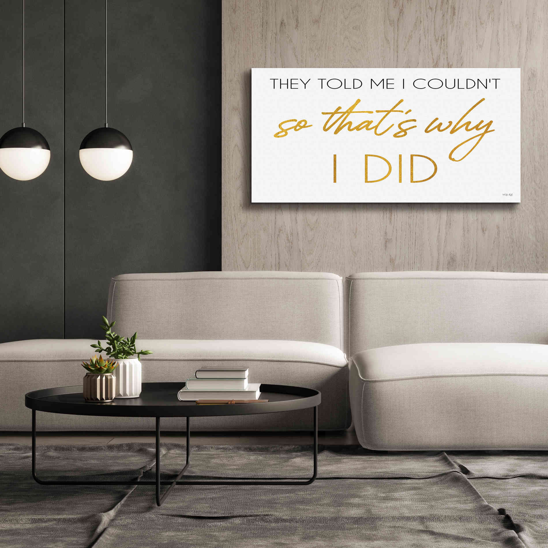 'I Did' by Cindy Jacobs, Canvas Wall Art,60 x 30