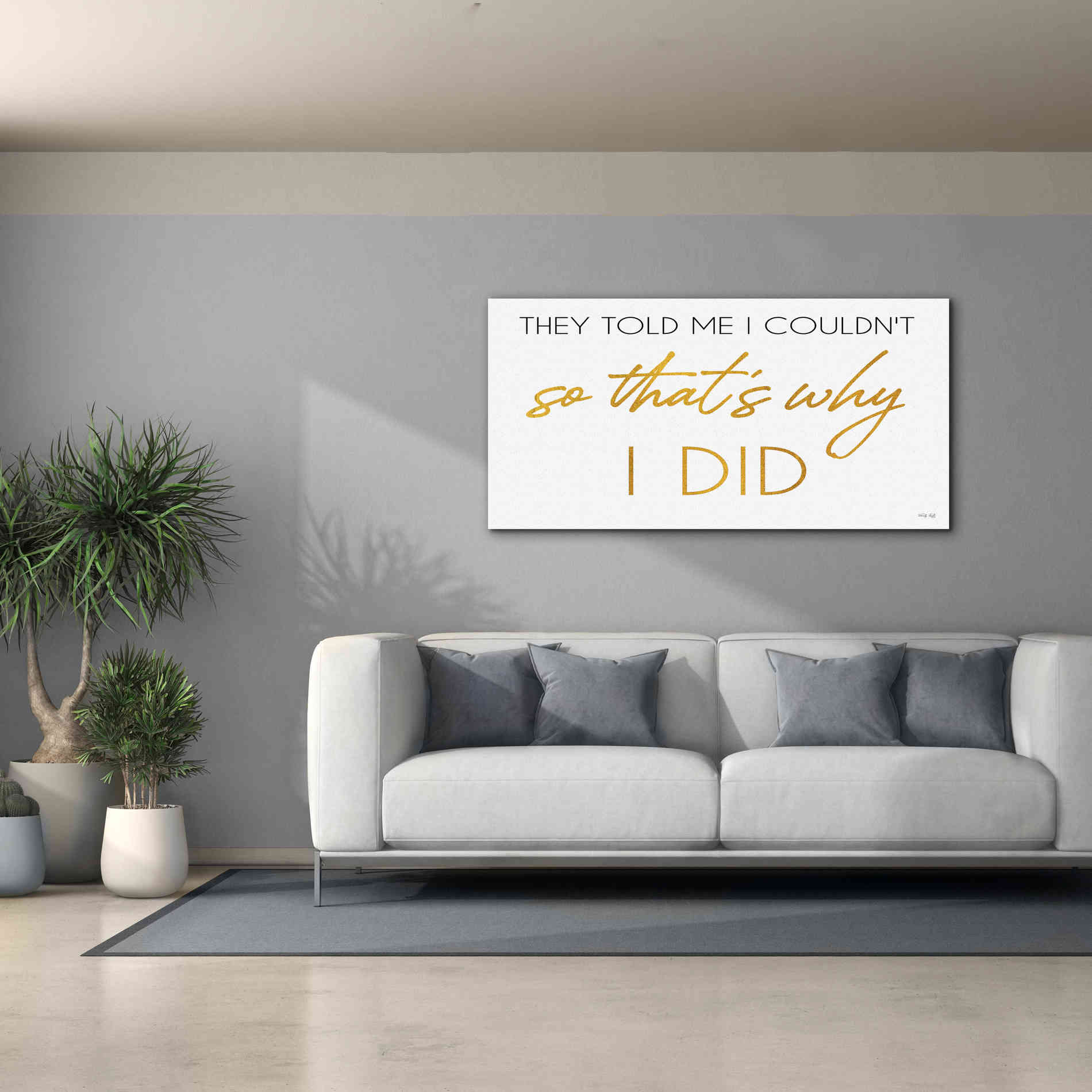 'I Did' by Cindy Jacobs, Canvas Wall Art,60 x 30