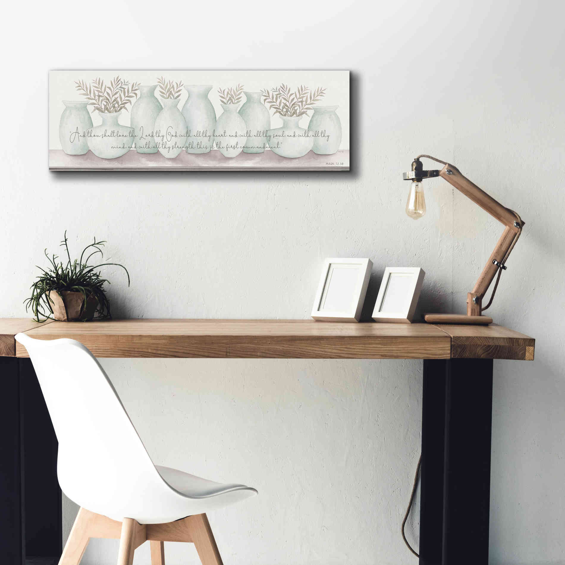 'Love the Lord Your God' by Cindy Jacobs, Canvas Wall Art,36 x 12