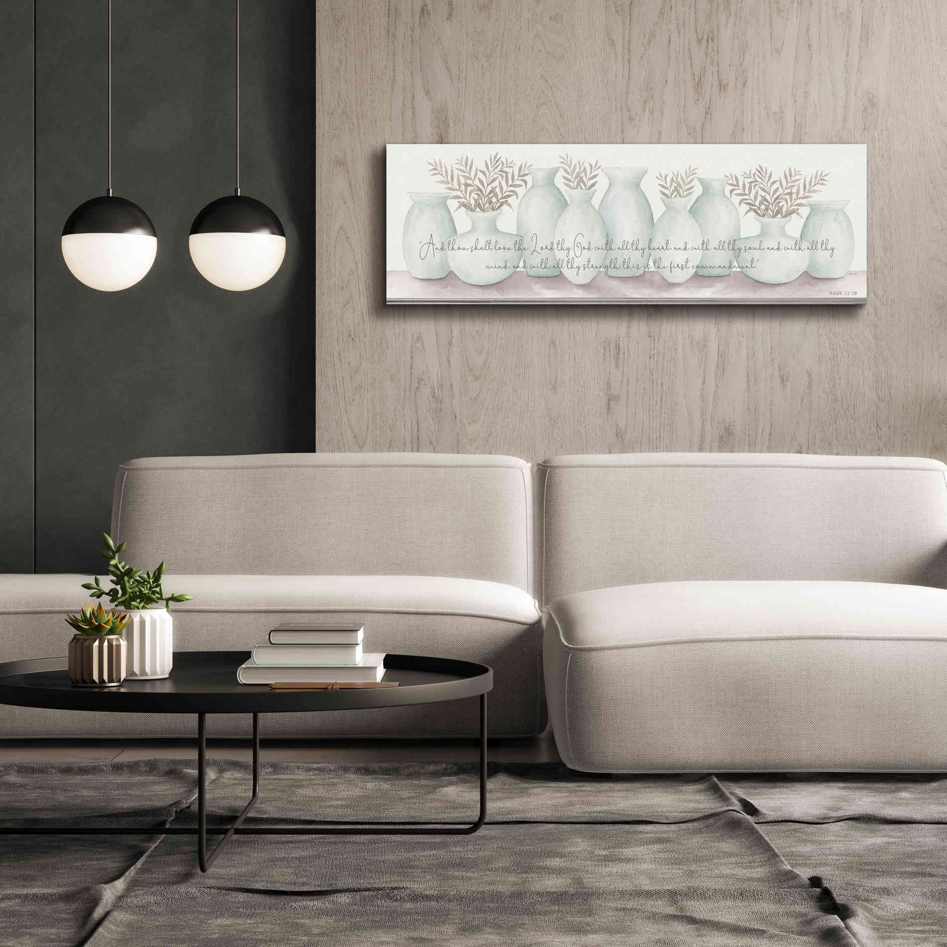 'Love the Lord Your God' by Cindy Jacobs, Canvas Wall Art,60 x 20