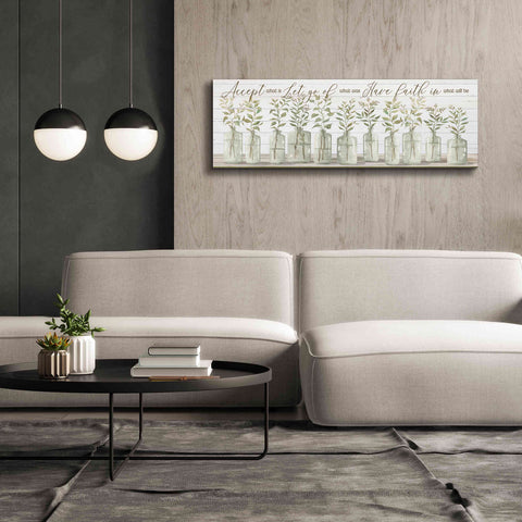 Image of 'Accept What Is' by Cindy Jacobs, Canvas Wall Art,60 x 20