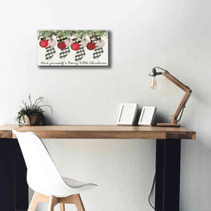 'Have Yourself Ornaments' by Cindy Jacobs, Canvas Wall Art,24 x 12