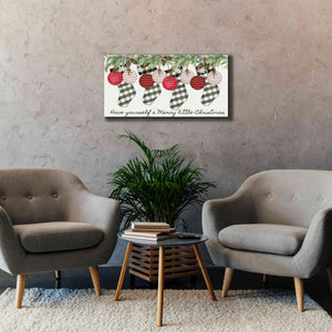 'Have Yourself Ornaments' by Cindy Jacobs, Canvas Wall Art,40 x 20