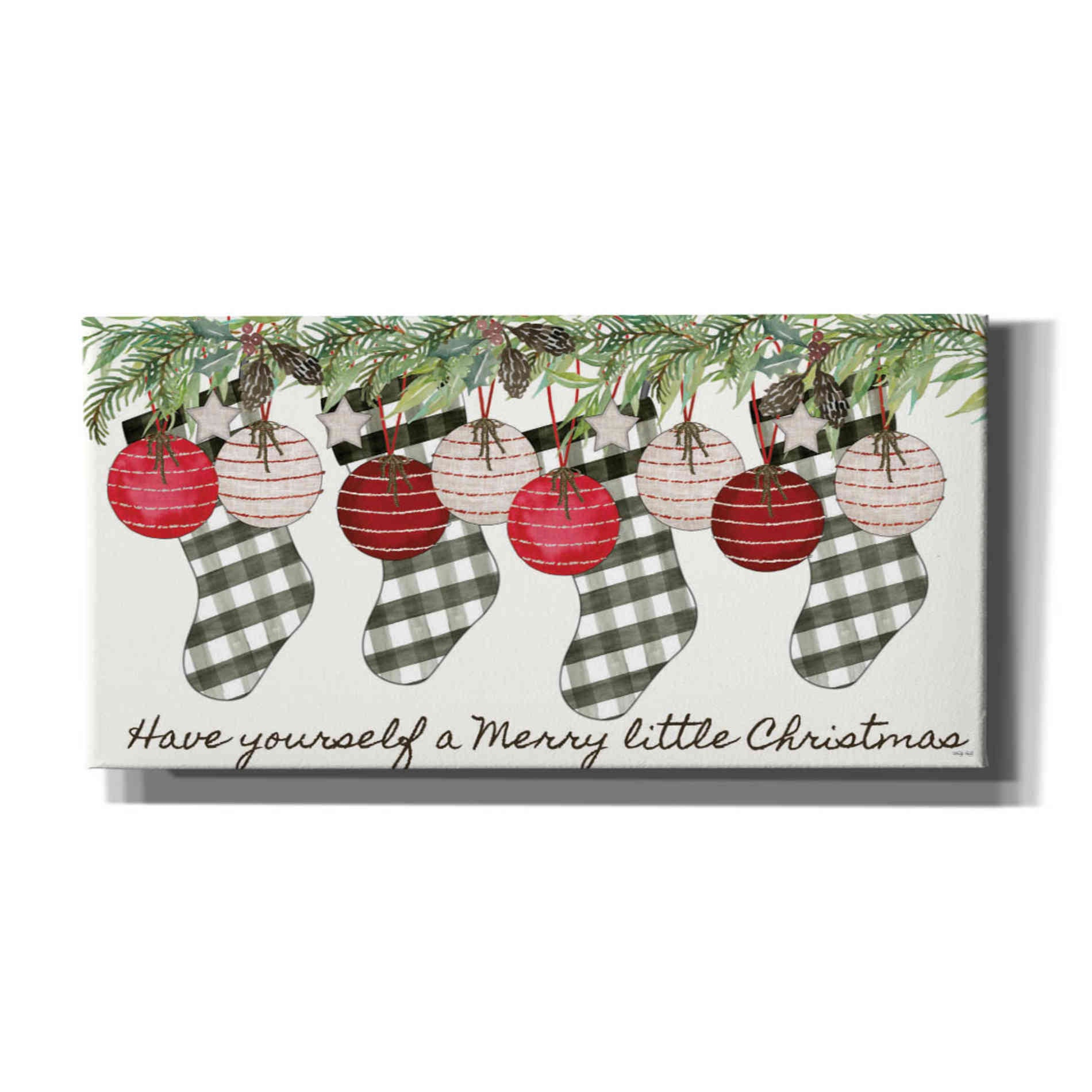 'Have Yourself Ornaments' by Cindy Jacobs, Canvas Wall Art