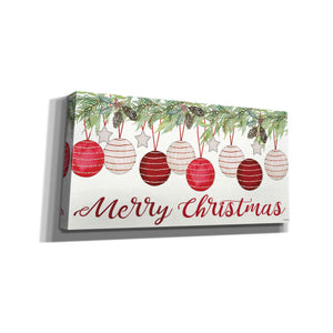 'Merry Christmas Ornaments' by Cindy Jacobs, Canvas Wall Art