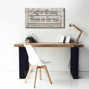 'Mud Room Rules' by Cindy Jacobs, Canvas Wall Art,40 x 20