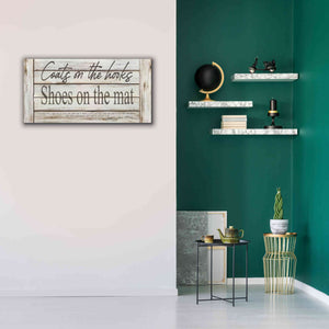 'Mud Room Rules' by Cindy Jacobs, Canvas Wall Art,40 x 20