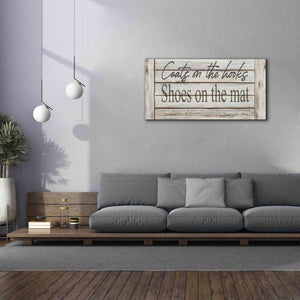 'Mud Room Rules' by Cindy Jacobs, Canvas Wall Art,60 x 30
