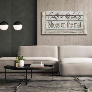 'Mud Room Rules' by Cindy Jacobs, Canvas Wall Art,60 x 30