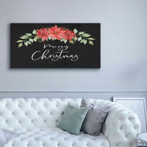 'Merry Christmas Simply' by Cindy Jacobs, Canvas Wall Art,60 x 30