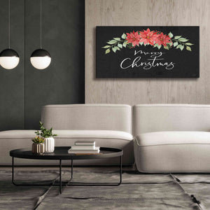 'Merry Christmas Simply' by Cindy Jacobs, Canvas Wall Art,60 x 30